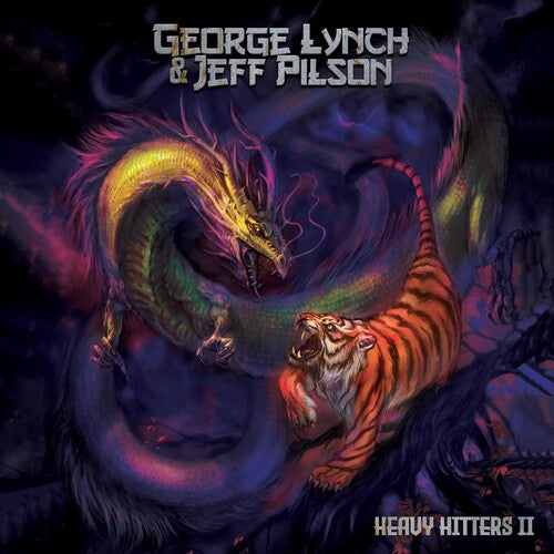 George Lynch - Heavy Hitters II - Silver/ purple Splatter [Vinyl] (ONLINE ORDER ONLY)