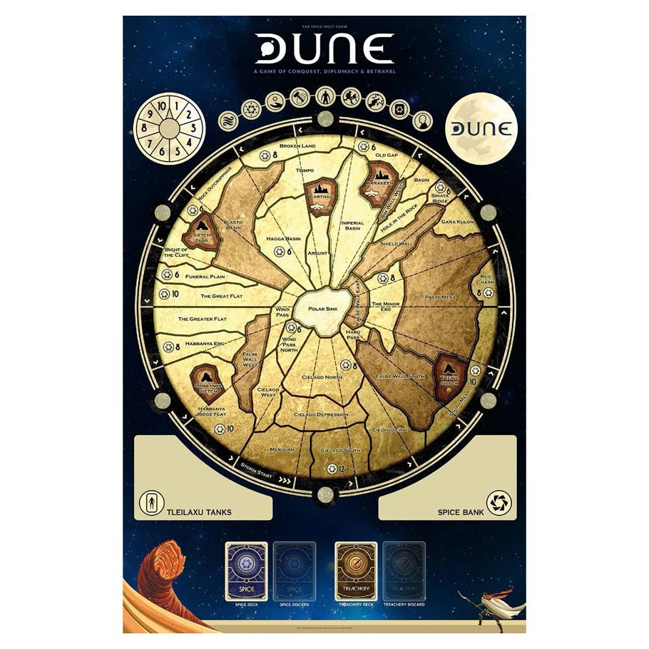 Dune: The Boardgame - Game Mat (ONLINE ORDER ONLY)