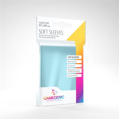 Gamegenic Soft Sleeves (ONLINE ORDER ONLY)