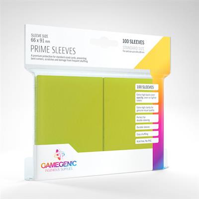 Gamegenic PRIME Sleeves (100 pack) (ONLINE ORDER ONLY)