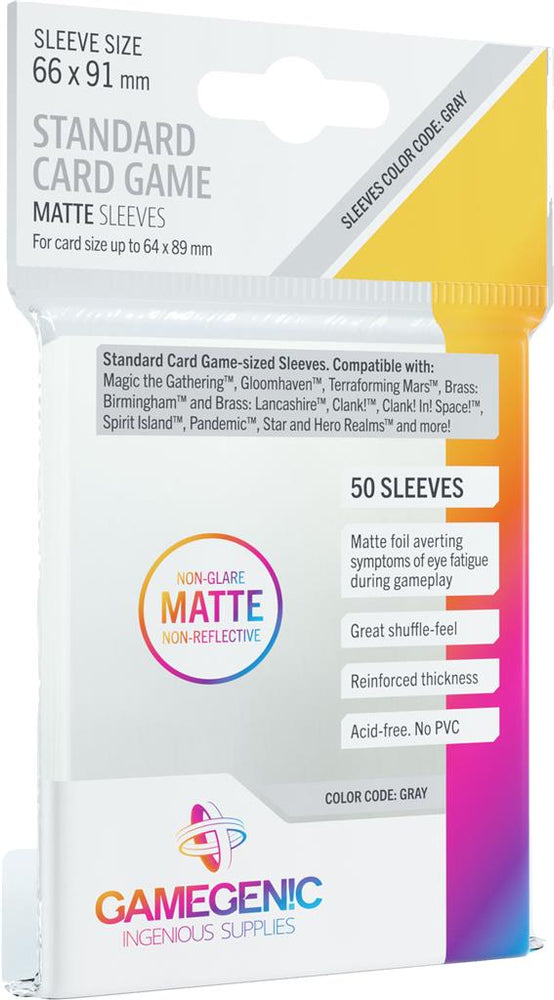 GameGenic: Matte Prime Sleeves (Online Order Only)