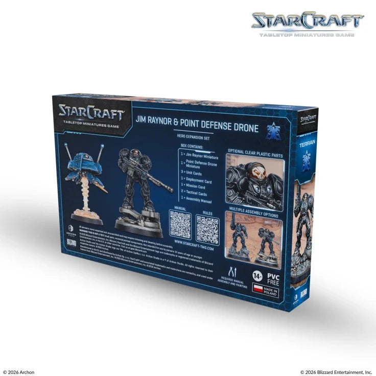 StarCraft The Miniatures Game: Terran: Jim Raynor Hero Expansion Set