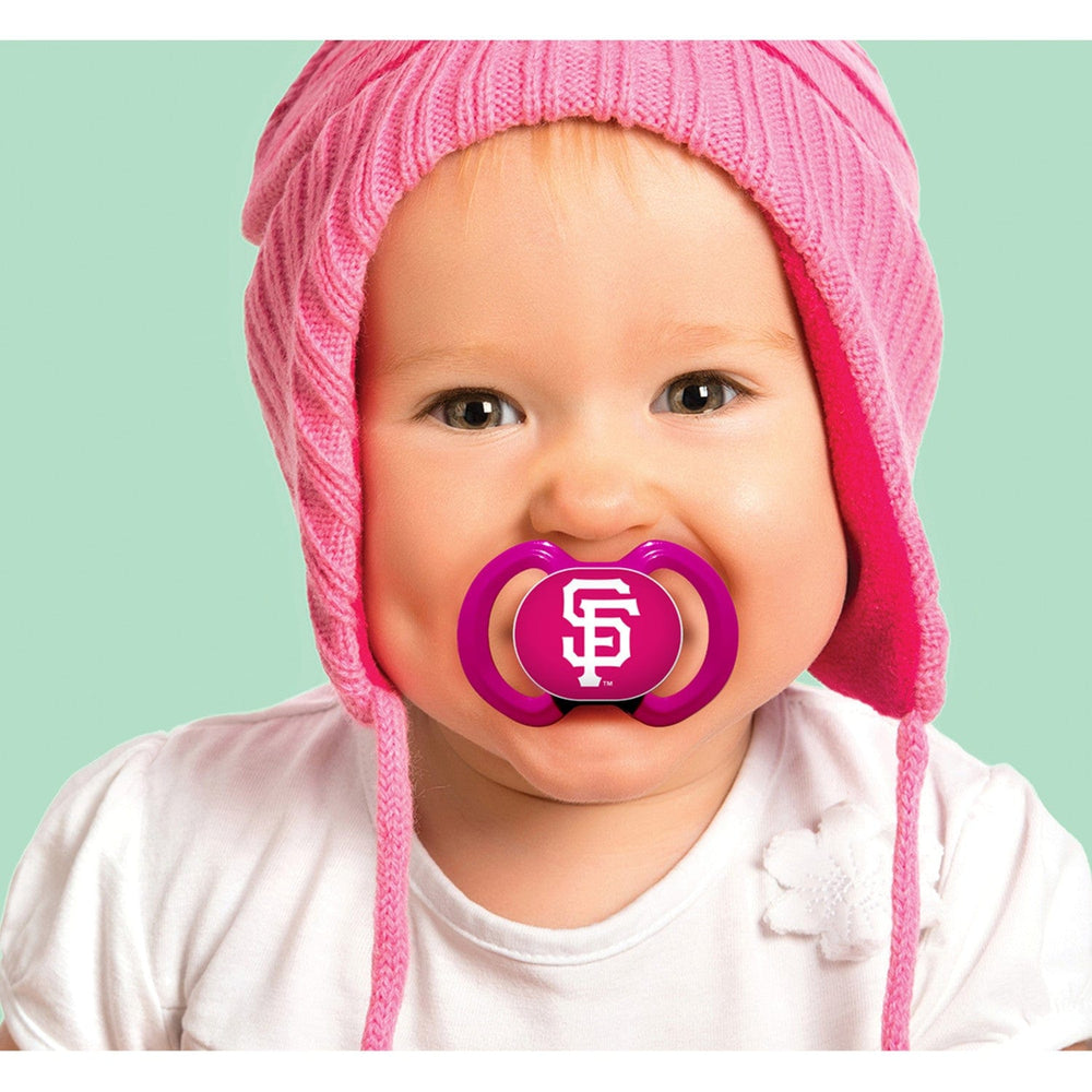San Francisco Giants - Pink Pacifier 2-Pack (ONLINE ORDER ONLY)