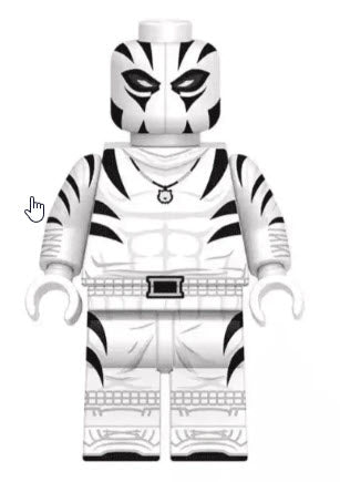 White Tiger “Born Again” Custom Minifig (Online Only)