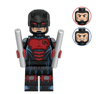 Red/Black-Suited Vigilante Minifig