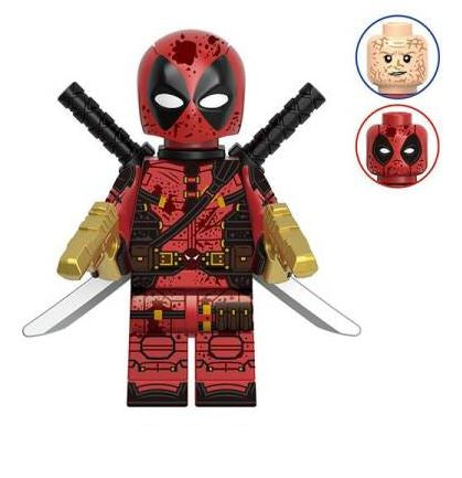Red Mercenary Custom Minifig (Online Only)