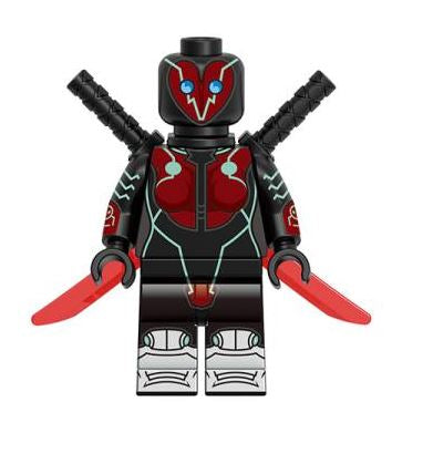 Red Mercenary Custom Minifig 2099 (Online Only)
