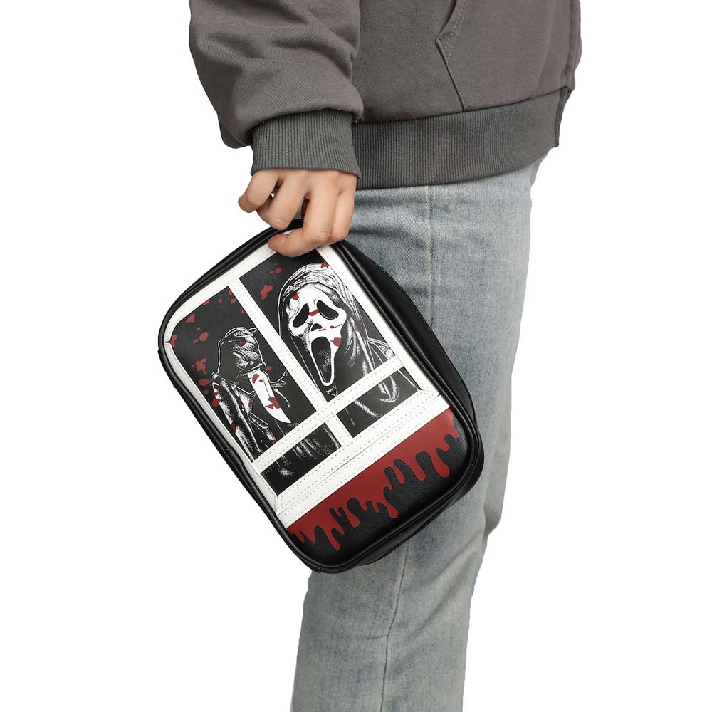 Ghost Face Window Travel Cosmetic Bag (Online Order Only)