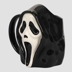 Ghost Face Scream Sculpted Ceramic Mug (Online Order Only)