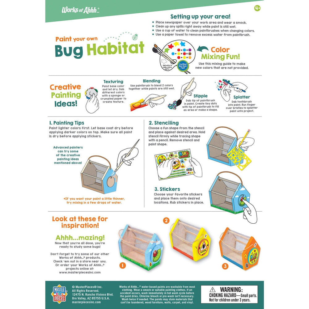 Bug Habitat Wood Craft & Paint Kit (ONLINE ORDER ONLY)