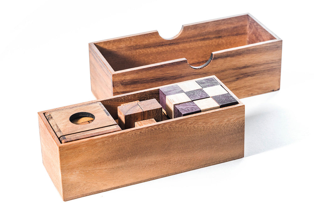 3 Brain Teaser Puzzle Gift Set (Online Order Only)