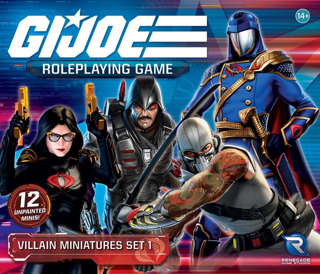 G.I. Joe RPG Villain Miniatures Set 1 (ONLINE ORDER ONLY)