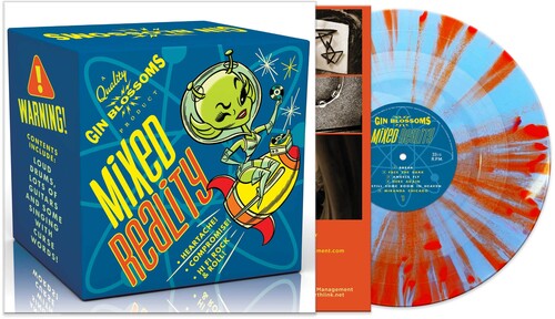 Gin Blossoms - Mixed Reality - Blue Orange Splatter [Vinyl] (ONLINE ORDER ONLY)