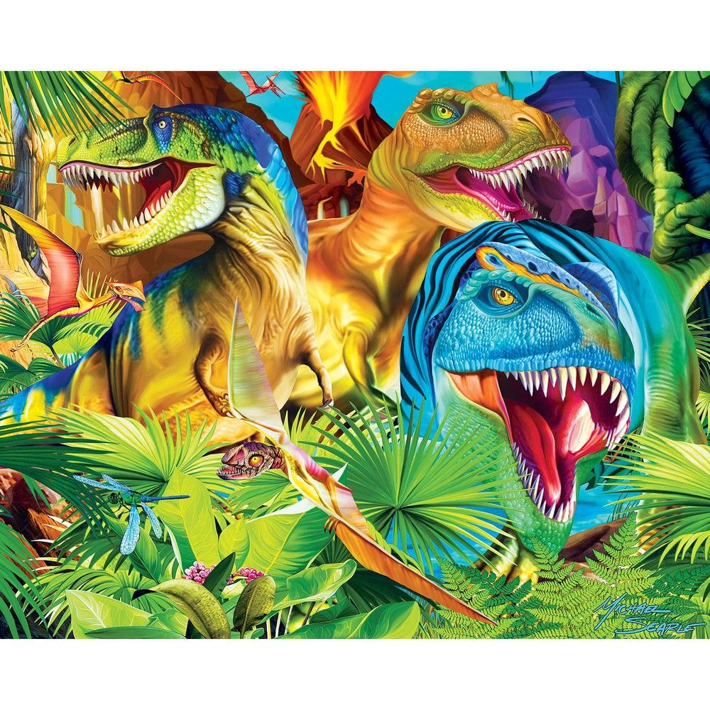 Glow in the Dark 100 Piece Jigsaw Puzzles - 4-Pack V2 (ONLINE ORDER ONLY)