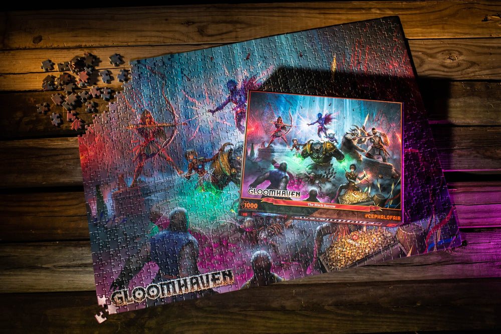Gloomhaven 1000-Piece Puzzle: The Black Barrow (ONLINE ORDER ONLY)
