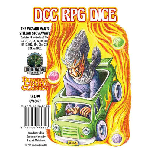 Dungeon Crawl Classics Dice: The Wizard Van's Stellar Stowaways (ONLINE ORDER ONLY)