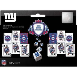 New York Giants - 2-Pack Playing Cards & Dice Set (ONLINE ORDER ONLY)