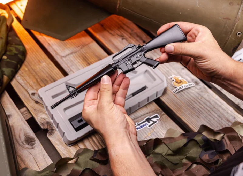 GoatGuns Die Cast 1/3 Scale M16A1 Model Rifle Black 16-BLACK (ONLINE ORDER ONLY)