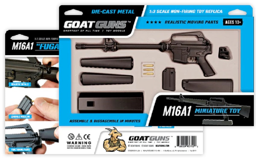 GoatGuns Die Cast 1/3 Scale M16A1 Model Rifle Black 16-BLACK (ONLINE ORDER ONLY)
