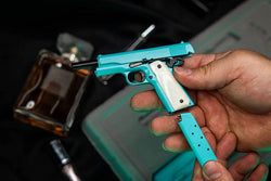 GoatGuns 1/3 Scale Die Cast 1911 Model, Light Blue 1911-BLUE (ONLINE ORDER ONLY)