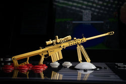 GoatGuns 1/3 Scale Die Cast Barrett .50Cal Sniper Rifle Model, Gold 50-GOLD (ONLINE ORDER ONLY)
