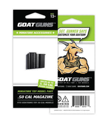 GoatGuns Die Cast Mini Spare .50 Cal Magazine, for Barrett 82A1 Model 50-MAG (ONLINE ORDER ONLY)