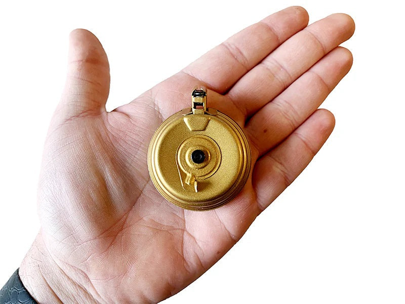 GoatGuns Die Cast Mini Gold AK Drum Magazine, Fits AK47 Models AK-DRUM-GOLD (ONLINE ORDER ONLY)