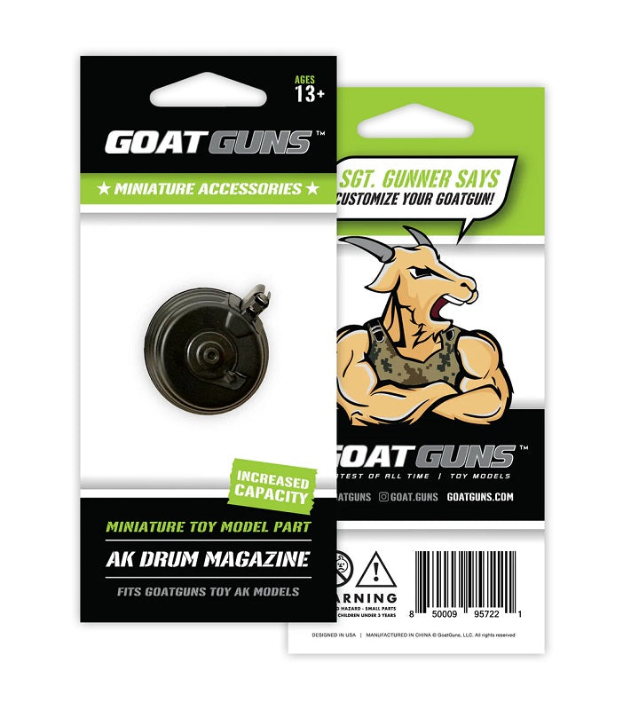GoatGuns Die Cast Mini AK Drum Magazine, Fits AK47 Models AK-DRUM (ONLINE ORDER ONLY)