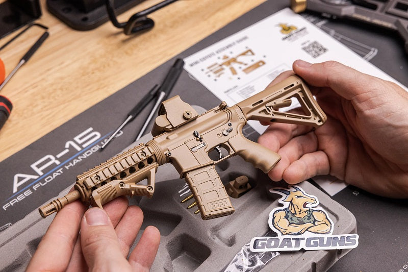 GoatGuns 1/3 Scale Die Cast AR15 Model, Coyote AR-COYOTE (ONLINE ORDER ONLY)