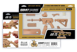 GoatGuns 1/3 Scale Die Cast AR15 Model, Coyote AR-COYOTE (ONLINE ORDER ONLY)