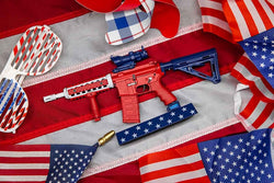 GoatGuns 1/3 Scale Die Cast AR15 Desktop Model, USA AR-USA (ONLINE ORDER ONLY)