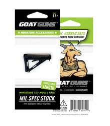 GoatGuns Die Cast Mini Adjustable Milspec Stock Fits AR15 Base Models MILSPEC (ONLINE ORDER ONLY)