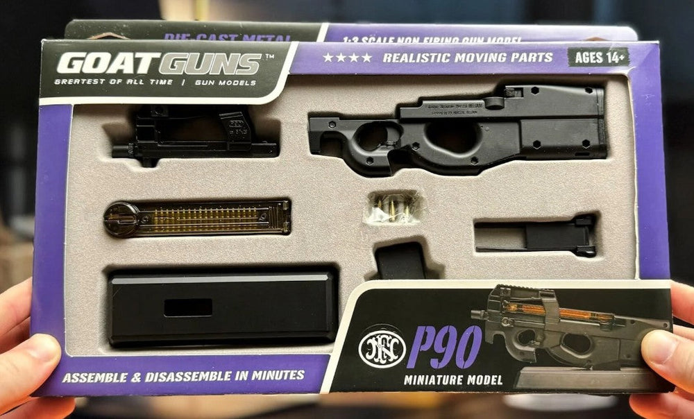 GoatGuns 1/3 Scale Die Cast FN Herstal P90 Model Submachine Gun P90 (ONLINE ORDER ONLY)