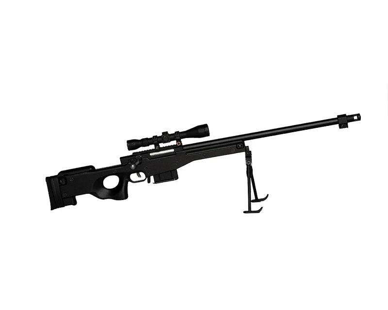 GoatGuns 1/4 Scale Die Cast Sniper Rifle Model Black SR-BLACK (ONLINE ORDER ONLY)