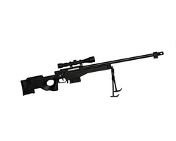 GoatGuns 1/4 Scale Die Cast Sniper Rifle Model Black SR-BLACK (ONLINE ORDER ONLY)
