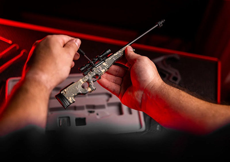 GoatGuns 1/4 Scale Die Cast Sniper Rifle Model Camo SR-CAMO (ONLINE ORDER ONLY)