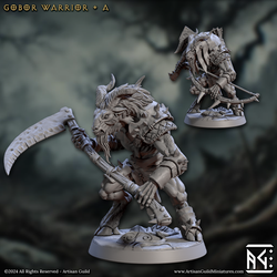 Gobor Warrior - Sculpt A (Male Capra Fighter) (Online Order Only)