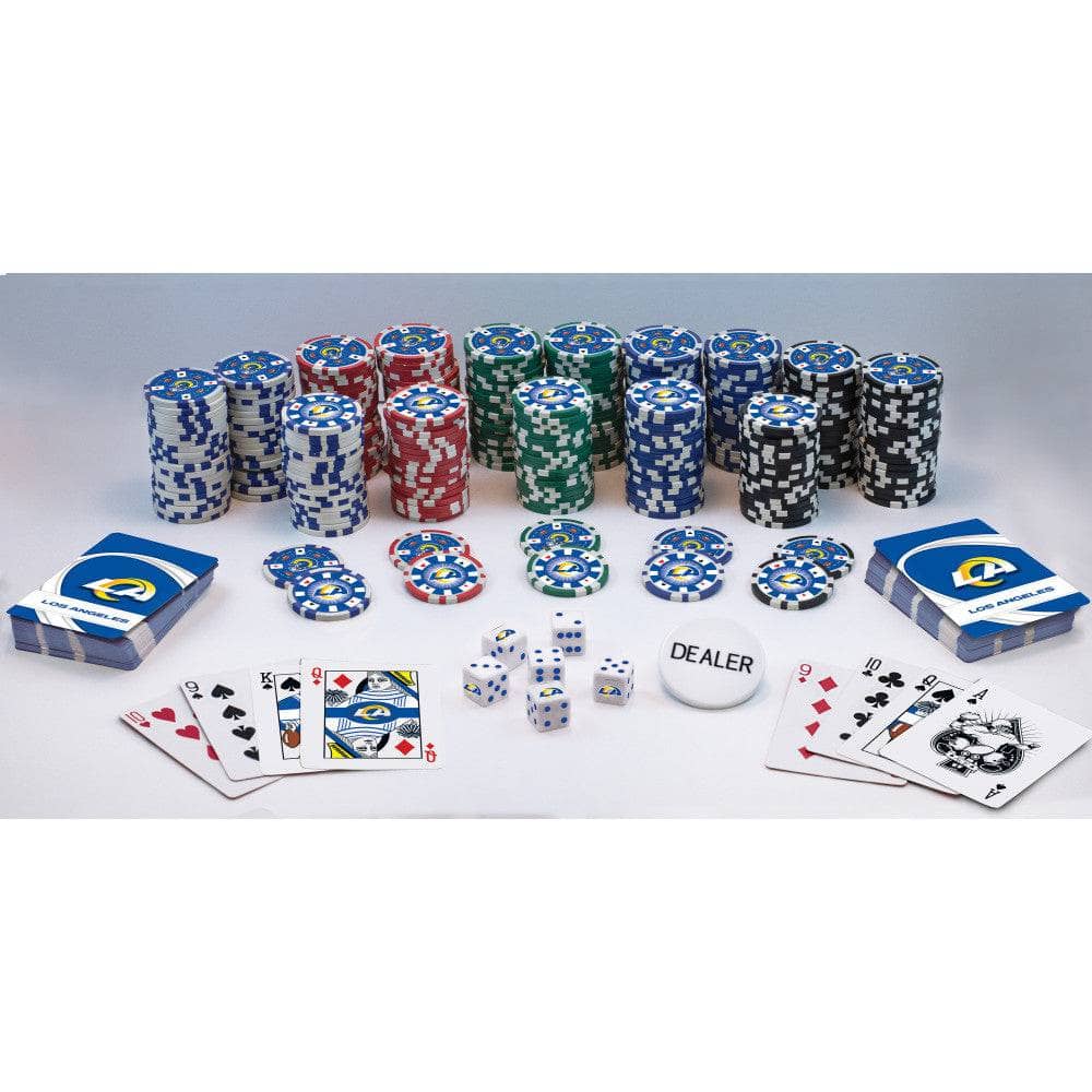 Los Angeles Rams 300 Piece Poker Set (ONLINE ORDER ONLY)