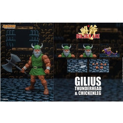 Golden Axe Gilius Thunderhead and Chicken Leg 1:12 Scale Action Figure (Online Order Only)