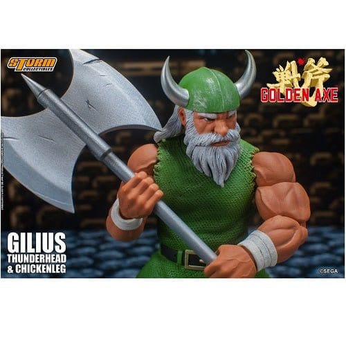 Golden Axe Gilius Thunderhead and Chicken Leg 1:12 Scale Action Figure (Online Order Only)