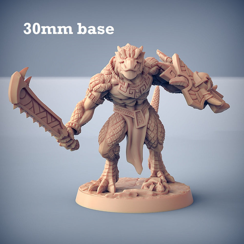 Goldmaw Lizard: Sculpt A (Male Lizardfolk Warrior) (Online Only)