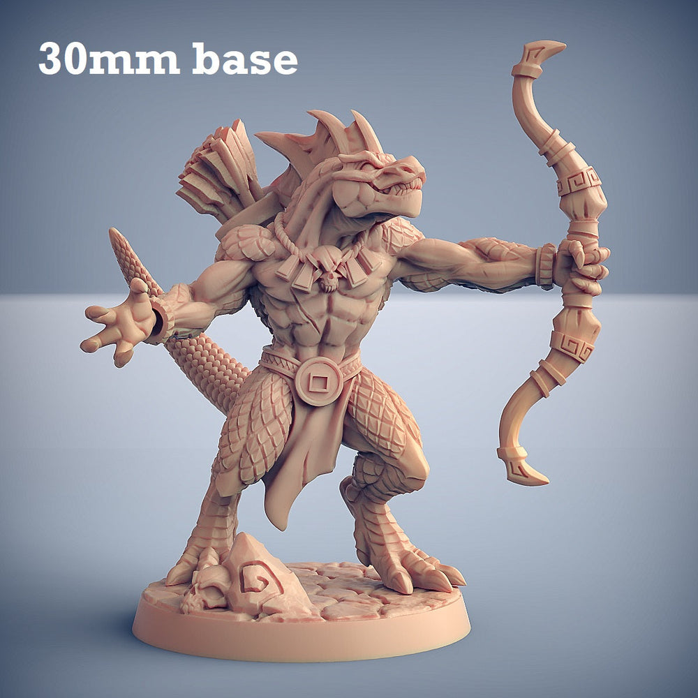Goldmaw Lizard: Sculpt C (Male Lizardfolk Warrior) (Online Order Only)