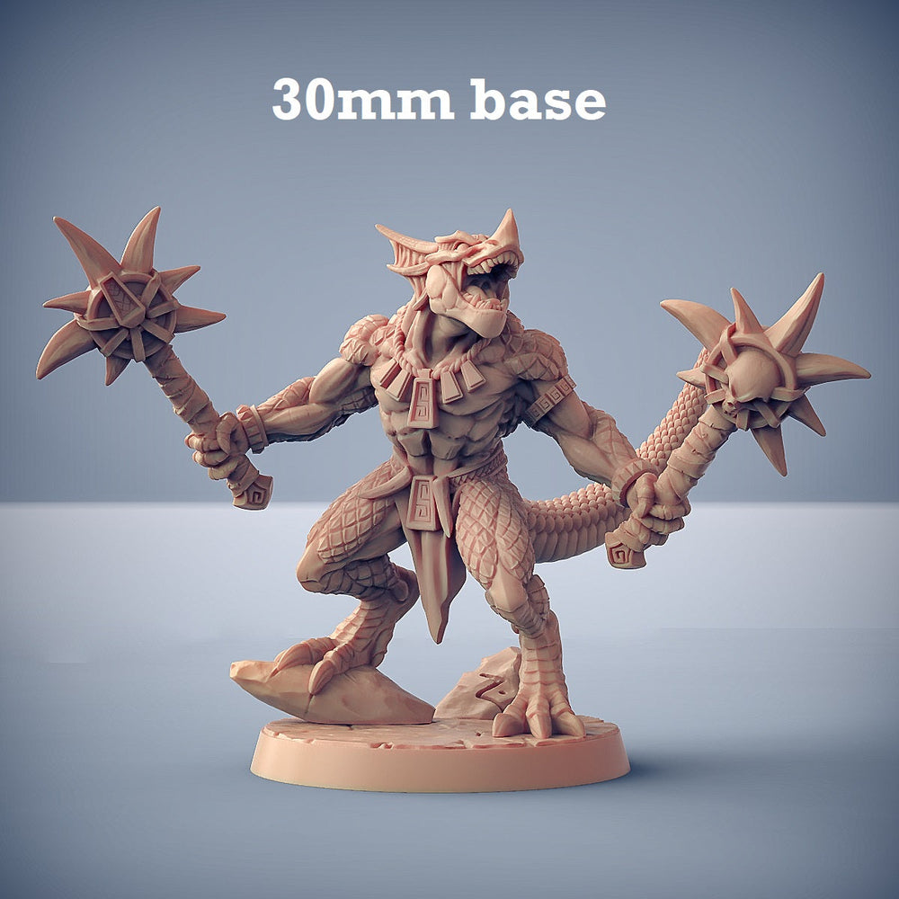 Goldmaw Lizard: Sculpt D (Male Lizardfolk Warrior) (Online Order Only)