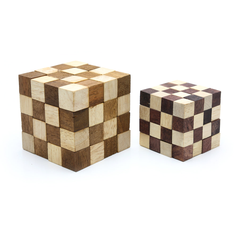 Anaconda Cube 4x4x4 - Hard Snake Cube Puzzle (Online Order Only)
