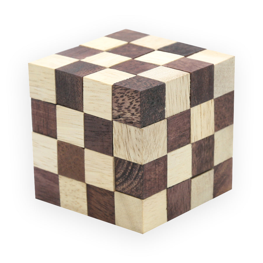Anaconda Cube 4x4x4 - Hard Snake Cube Puzzle (Online Order Only)