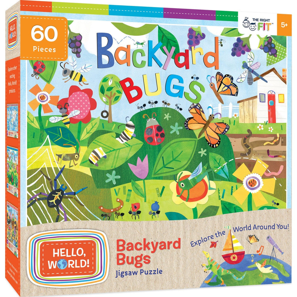 Hello, World! - Backyard Bugs 60 Piece Jigsaw Puzzle (ONLINE ORDER ONLY)