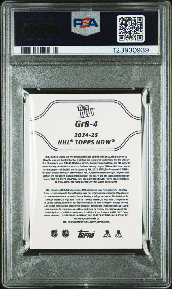 Graded 2024 Topps Now Alex Ovechkin #4 The GR8 Chase Sticker Hockey Card PSA 9 Mint (ONLINE ORDER ONLY)