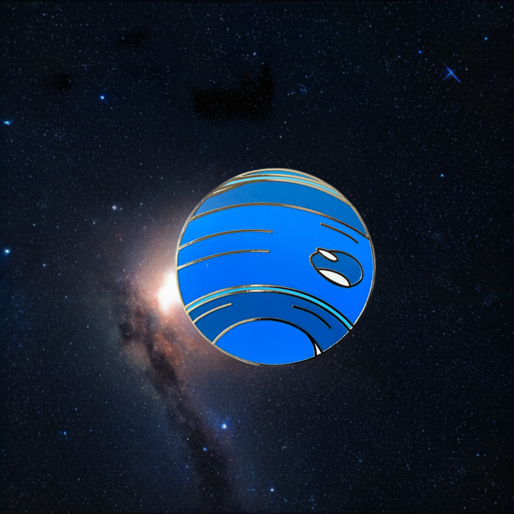 Neptune Hard Enamel Pin (ONLINE ORDER ONLY)