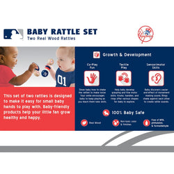 New York Yankees - Baby Rattles 2-Pack (ONLINE ORDER ONLY)