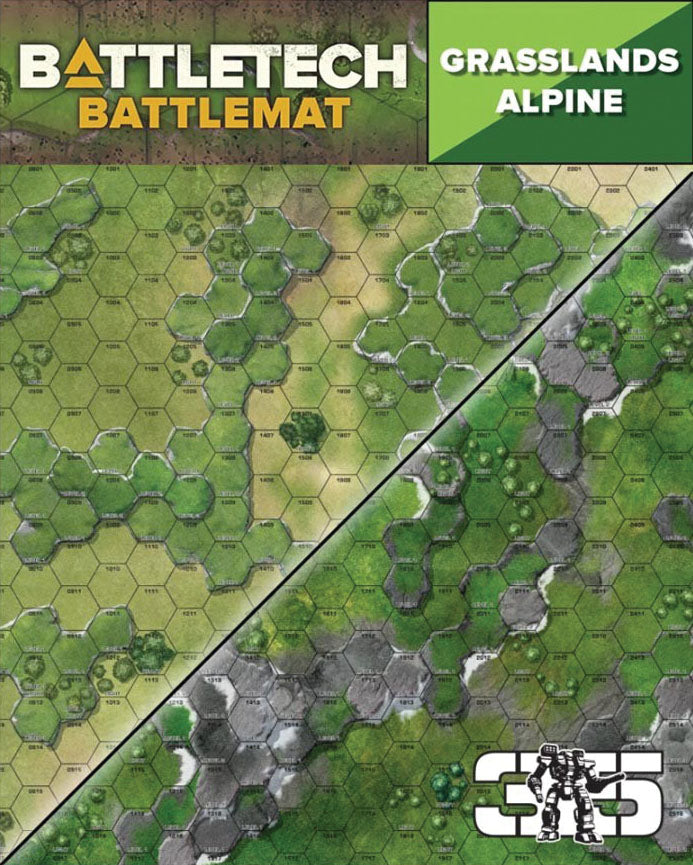 Battletech Grasslands Alpine Battle Mat (ONLINE ORDER ONLY)